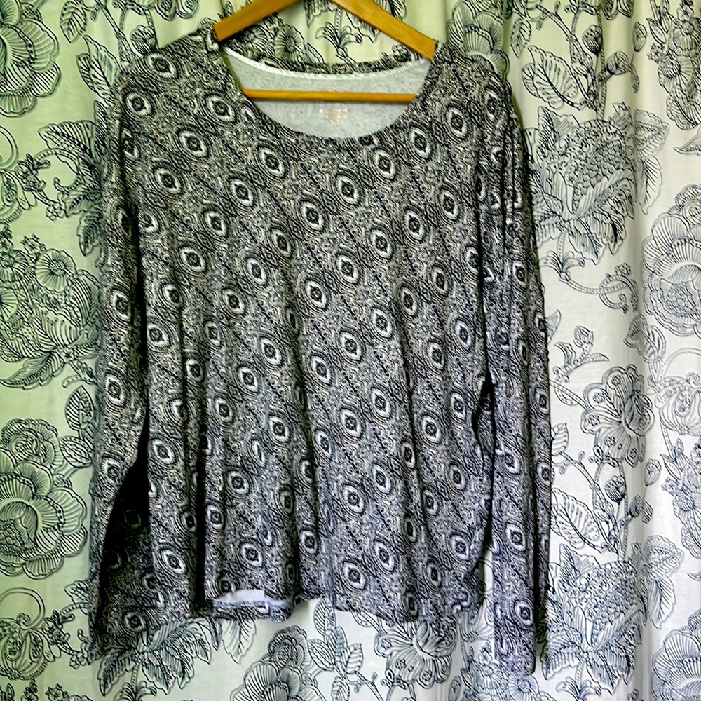 White Stag WOMENS XXL multicolored top simple style